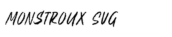 Monstroux SVG字体
