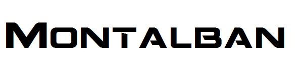 Montalban字体