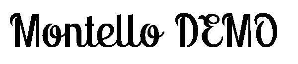 Montello DEMO字体