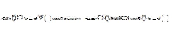 Mortised Ornaments字体
