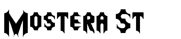 Mostera St字体
