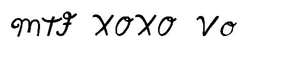 MTF XOXO Vo.1字体