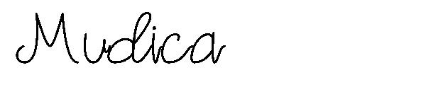 Mudica字体
