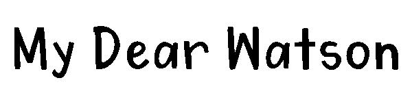 My Dear Watson字体