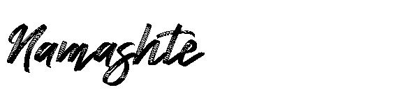 Namashte字体