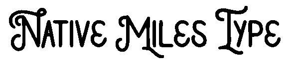 Native Miles Type字体