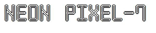 Neon Pixel-7字体