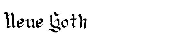 Neue Goth字体