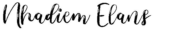 Nhadiem Elans字体