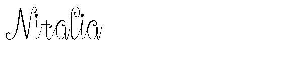 Nitalia字体