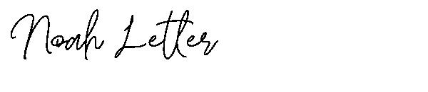 Noah Letter字体