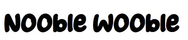 Nooble Wooble字体