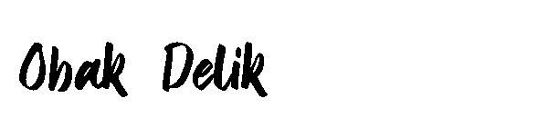 Obak Delik字体