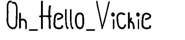 Oh_Hello_Vickie字体