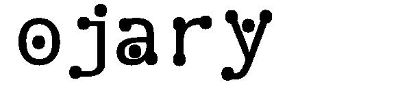 ojary字体