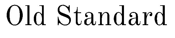 Old Standard字体