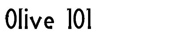 Olive 101字体