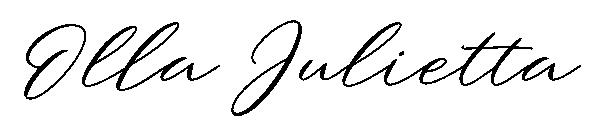 Olla Julietta字体