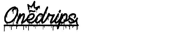 Onedrips字体