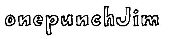 onepunchJim 字体