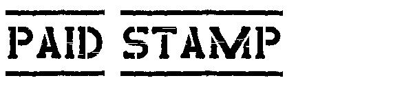 Paid Stamp字体