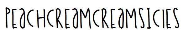 PeachCreamCreamsicles字体