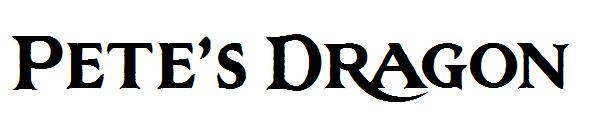 Pete's Dragon字体