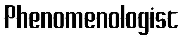 Phenomenologist字体