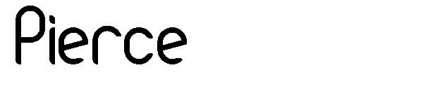 Pierce字体