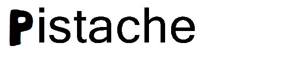 Pistache字体