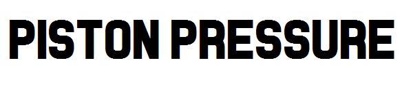 Piston Pressure字体