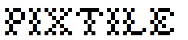 Pixtile字体