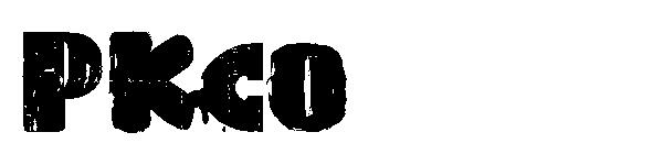 PKco字体