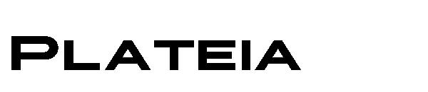 Plateia字体