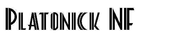 Platonick NF字体