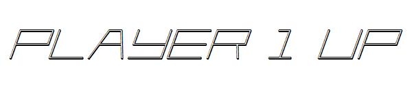 Player 1 Up字体