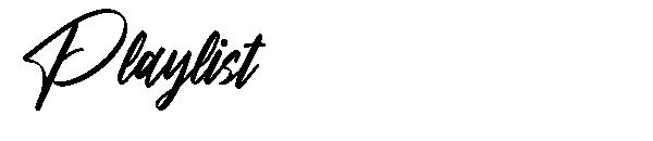 Playlist字体