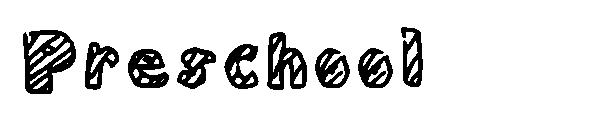 Preschool字体