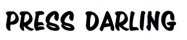 Press Darling字体