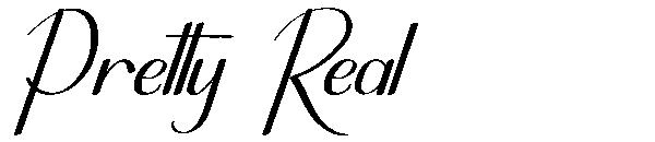 Pretty Real字体