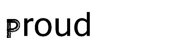Proud字体