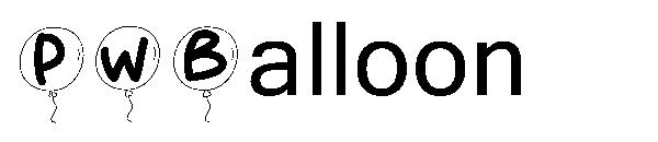 PWBalloon字体