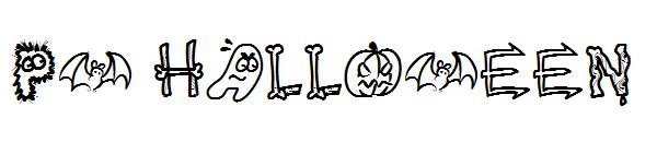 PW HALLOWEEN字体