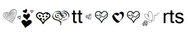 PWLittleHearts字体