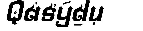 Qasydu字体