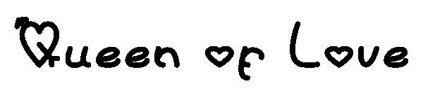 Queen of Love字体