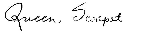 Queen Script字体