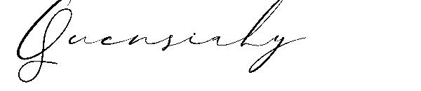 Quensialy字体