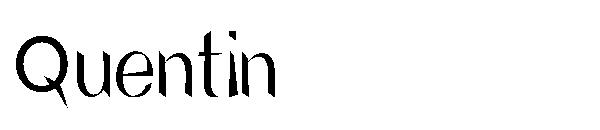 Quentin字体