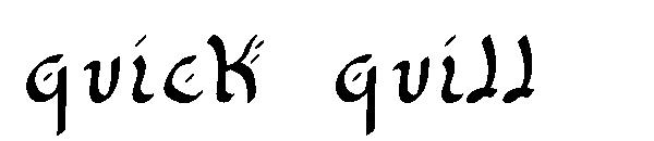 Quick Quill字体